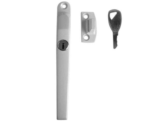 ECLIPSE LOCKING CASEMENT FASTENER MODERN PATTERN 142x25 WHI