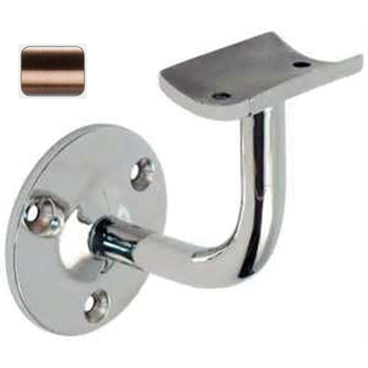 ARTISAN HANDRAIL CURV BAN BRS/NCL