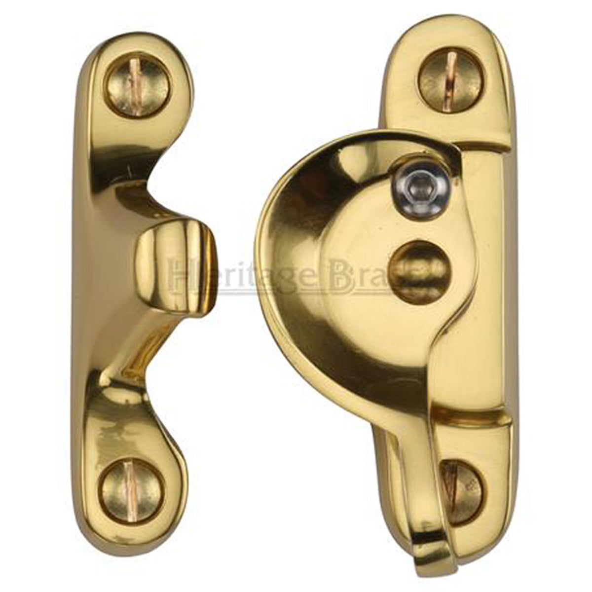 SASH FASTENER FITCH LOCK 66x17 PBR by M MARCUS LTD
