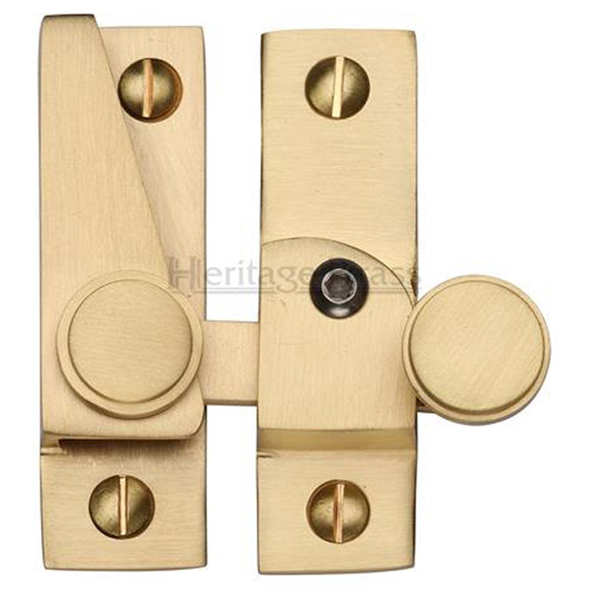 SASH FASTENER HOOK LOCK 69x20 SBR by M MARCUS LTD