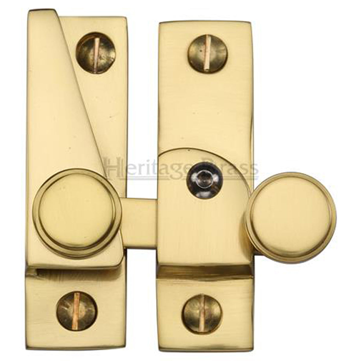 SASH FASTENER HOOK LOCK 69x20 PBR by M MARCUS LTD