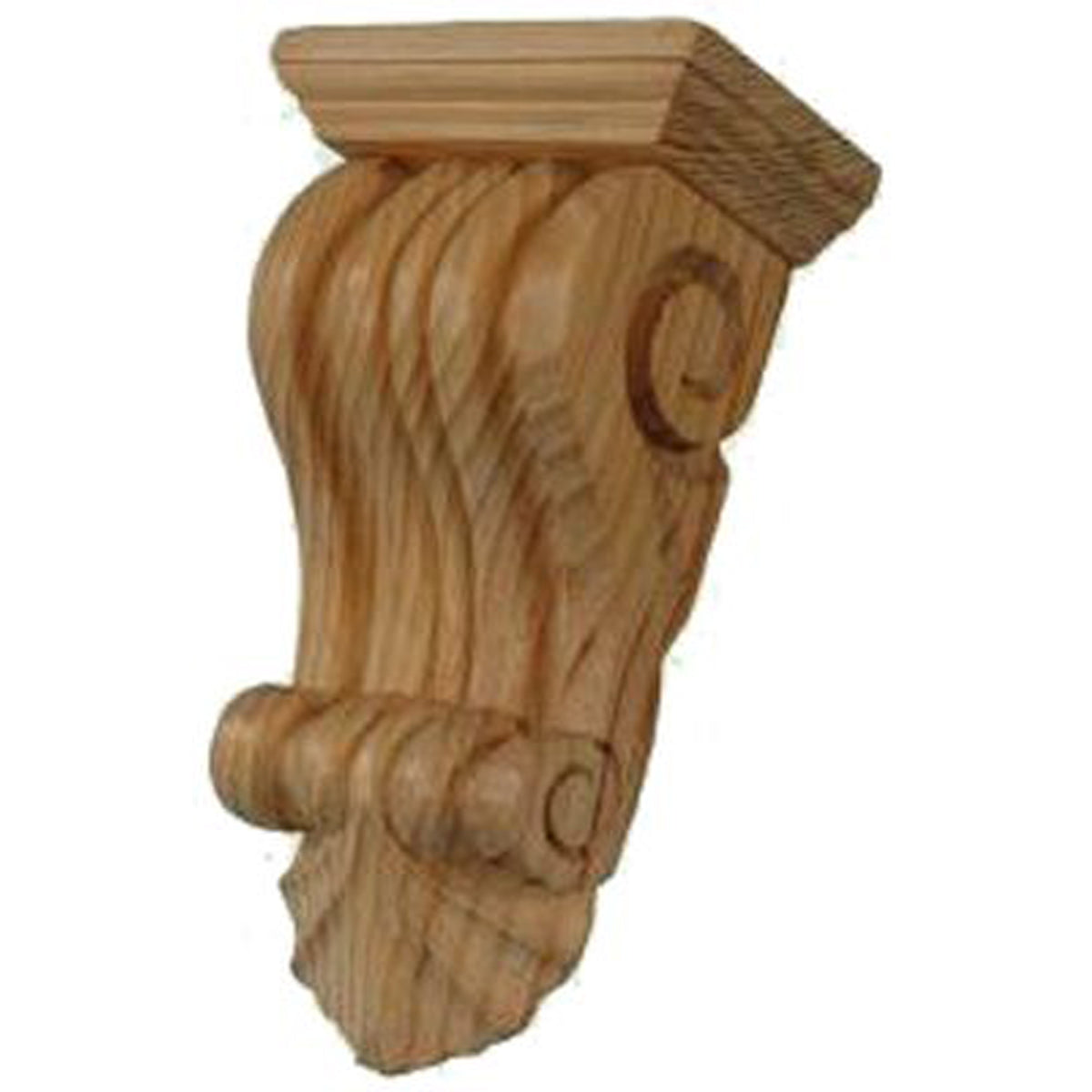 CARVED CSTYLE BRACKET+CAP MED PAIR
