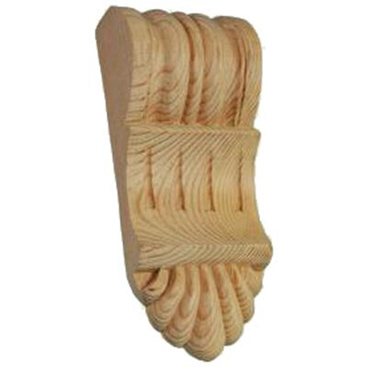 Carved Scroll Corbel Medium — Pair