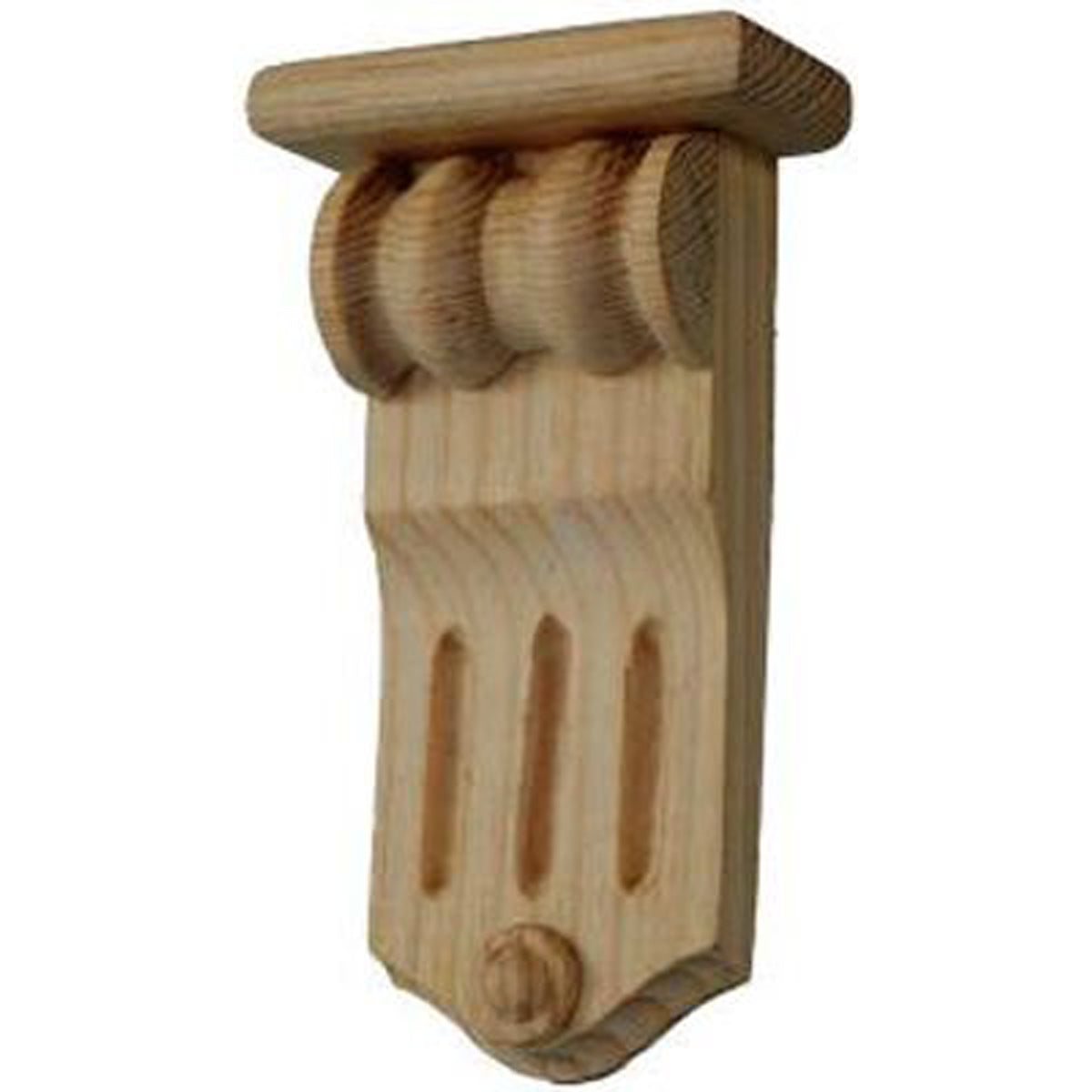 Carved Plain Corbel Small — Pair