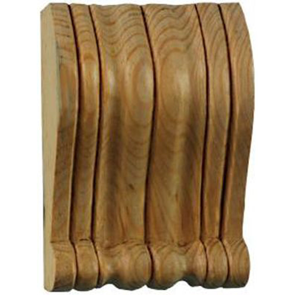 Carved Fluted Bracket Small — Pair