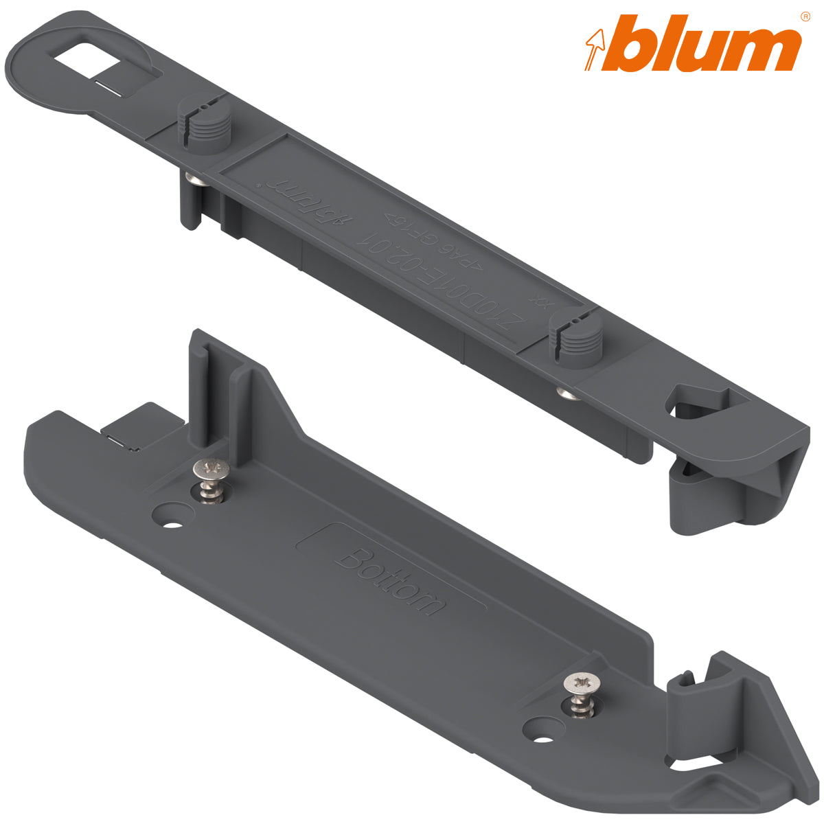 BLUM SERVO TOP+BOTTOM PROFILE BKT DGY