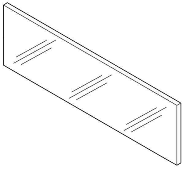 BLUM INTIVO TANDEMBOX GLASS SIDE 450x8 FRS