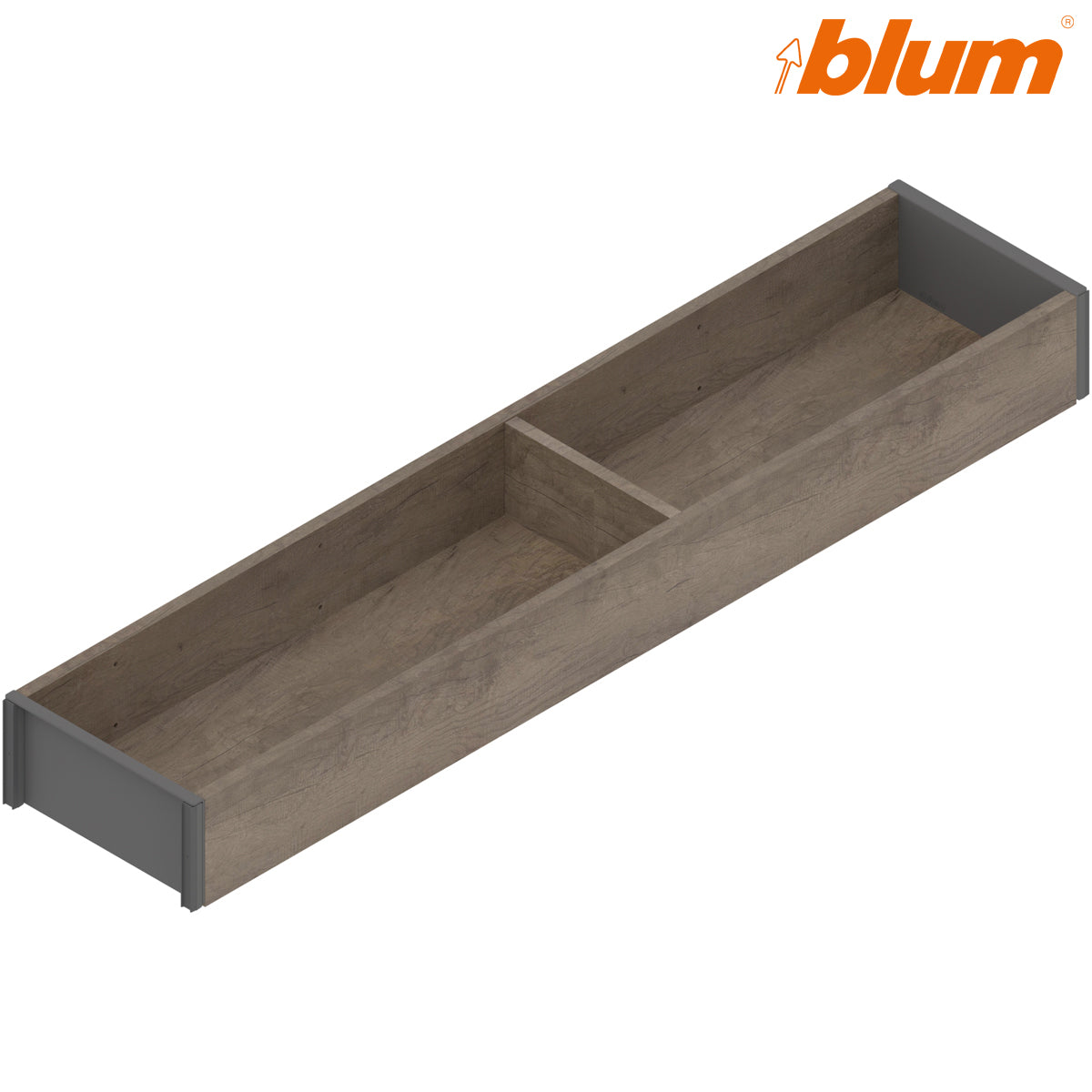 BLUM LEGRABOX AMBIA-LINE NARROW FRAME 500x100x51 OAK