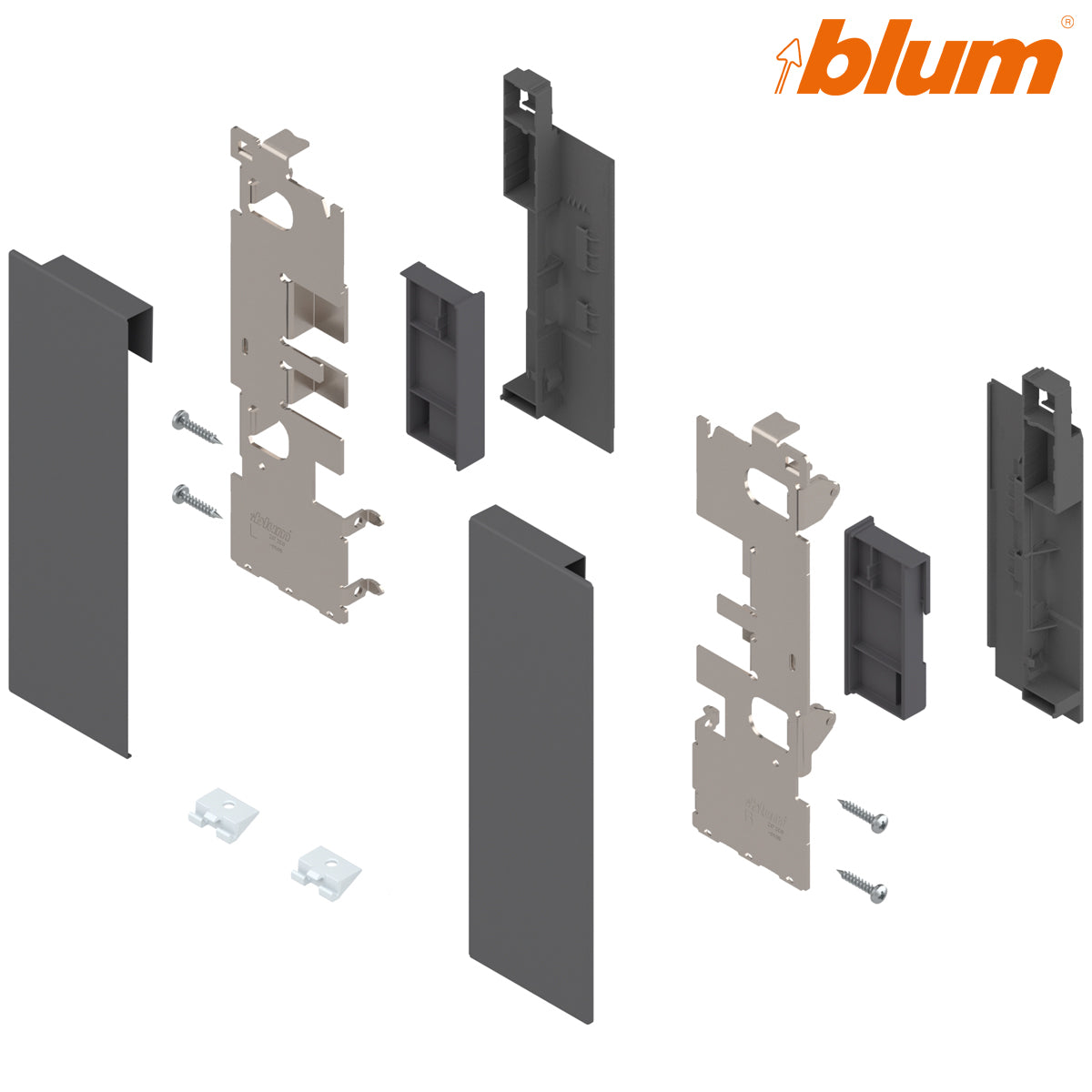 BLUM LEGRABOX FRONT PIECE SET C HIGH/LOW OGM by JULIUS BLUM UK LTD