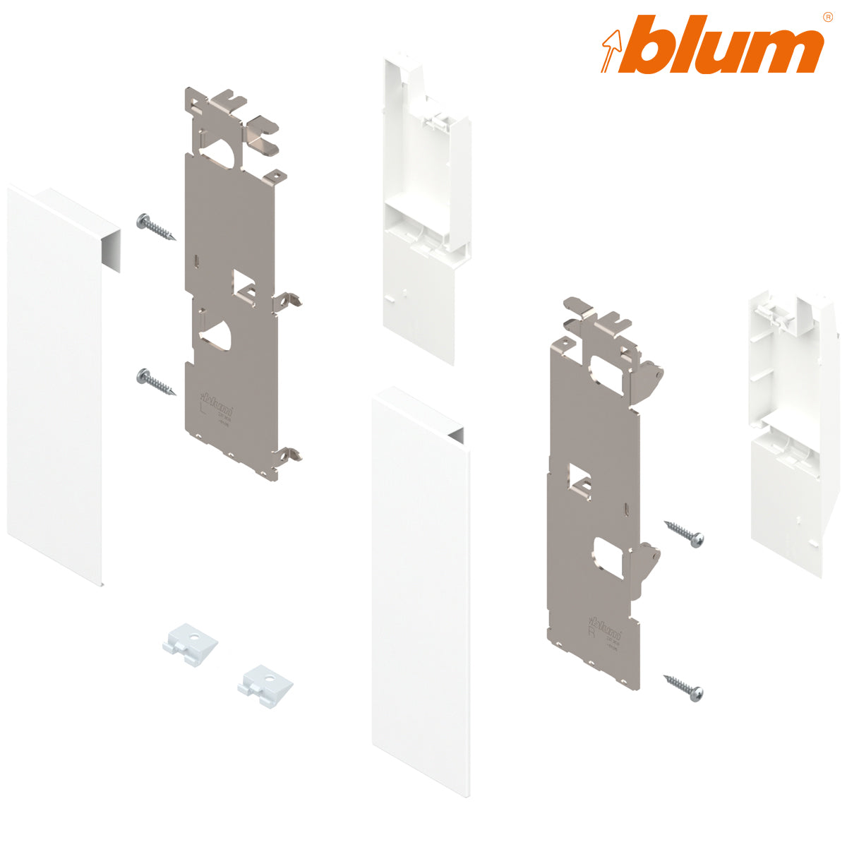 BLUM LEGRABOX FRONT PIECE GALLERY SET C HIGH/LOW SWH by JULIUS BLUM UK LTD