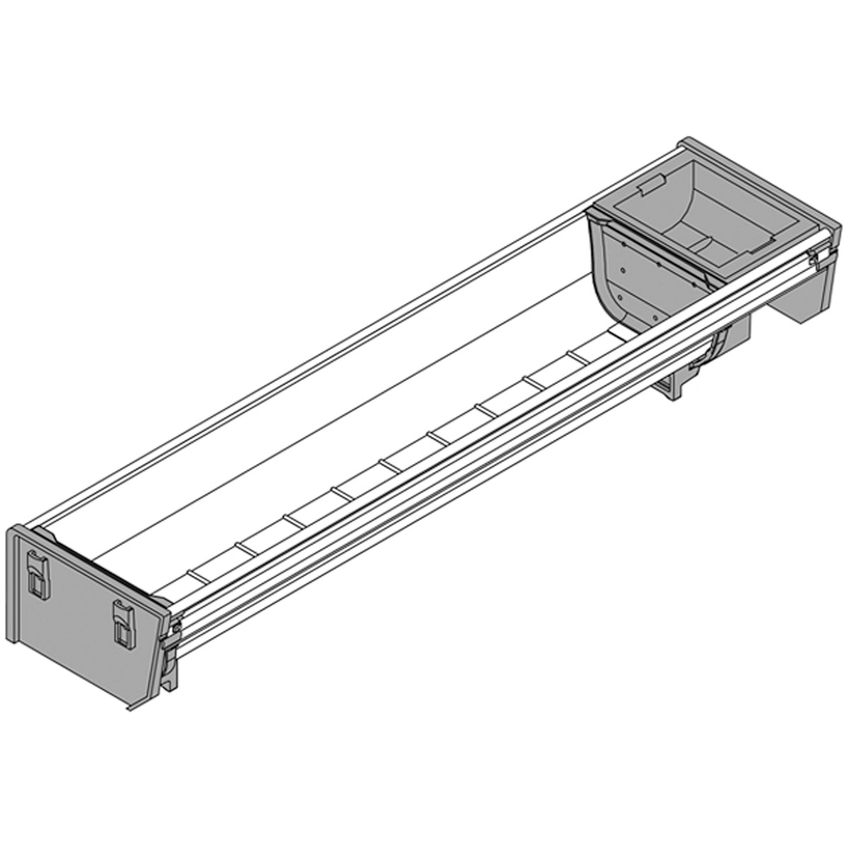 BLUM ORGALINE CUTLERY TRAY 450x103 DGY