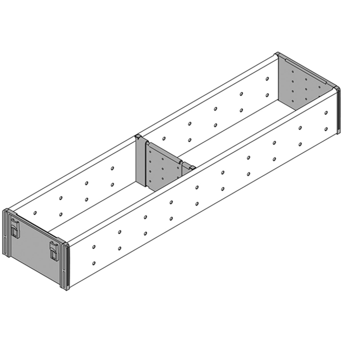 BLUM ORGALINE UTENSIL DIVIDER 105x450 STST