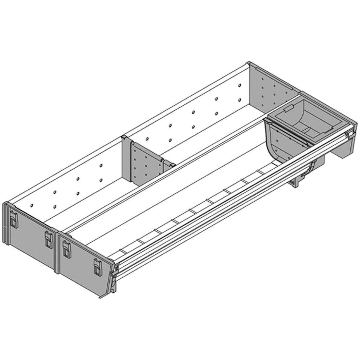 BLUM ORGALINE UTENSIL DIVIDER 200x450 STST