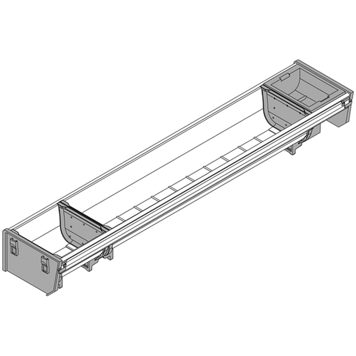 BLUM ORGALINE CUTLERY TRAY 550x103 DGY