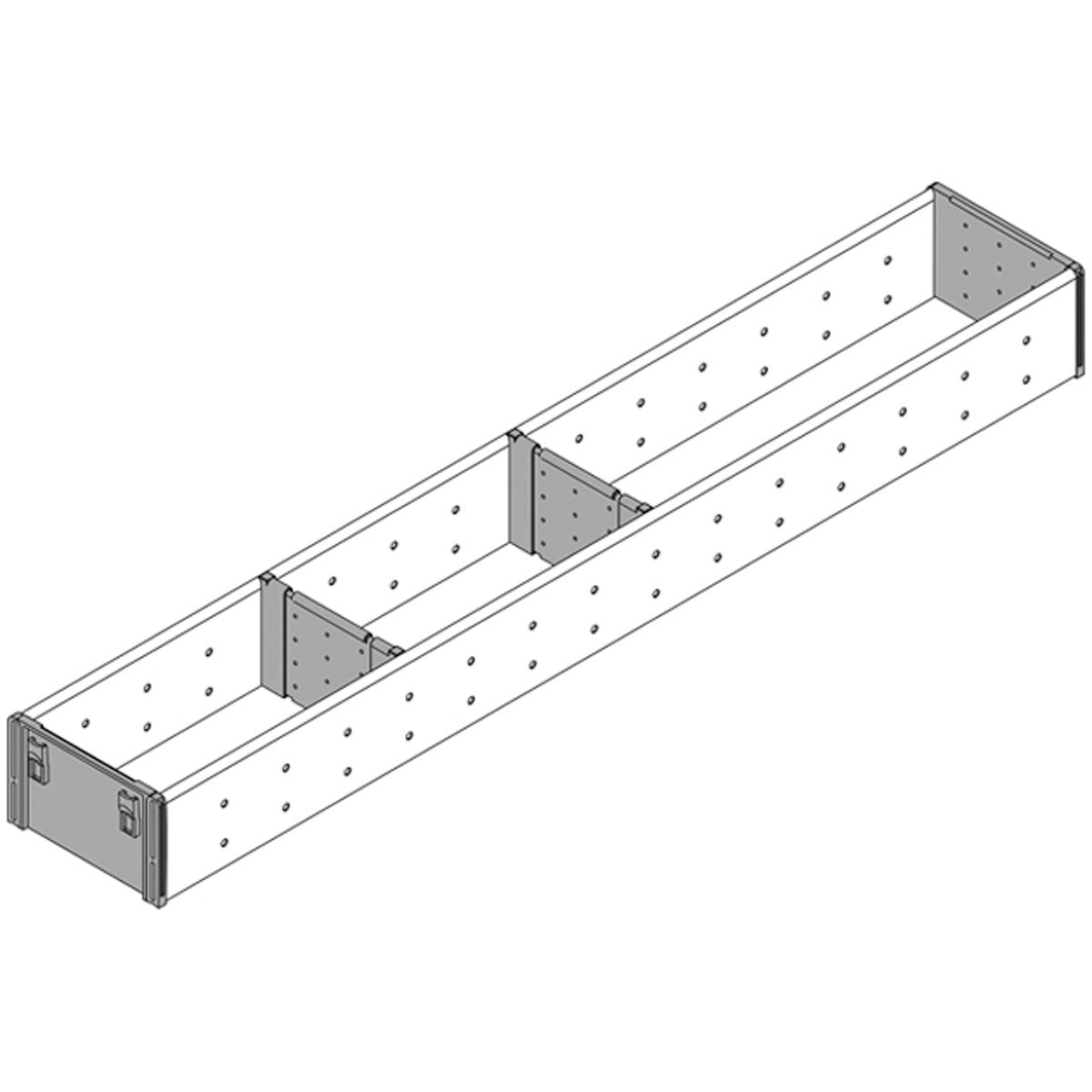BLUM ORGALINE UTENSIL DIVIDER 105x650 BSS