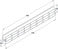 Ventilation Grille 400x83mm White Plastic
