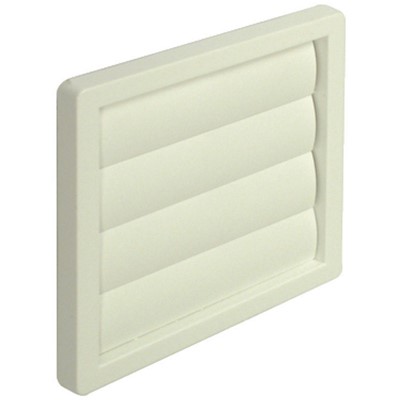 GRAVITY FLAP WALL GRILLE Ø150 WHI