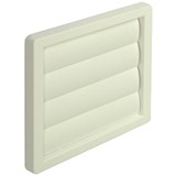 GRAVITY FLAP WALL GRILLE Ø100 WHI