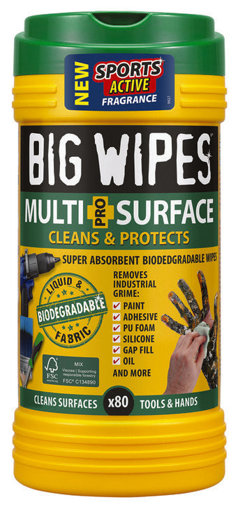 Big Wipes Multi?Surface Pro+ Bio GrnTop by HAFELE UK LTD