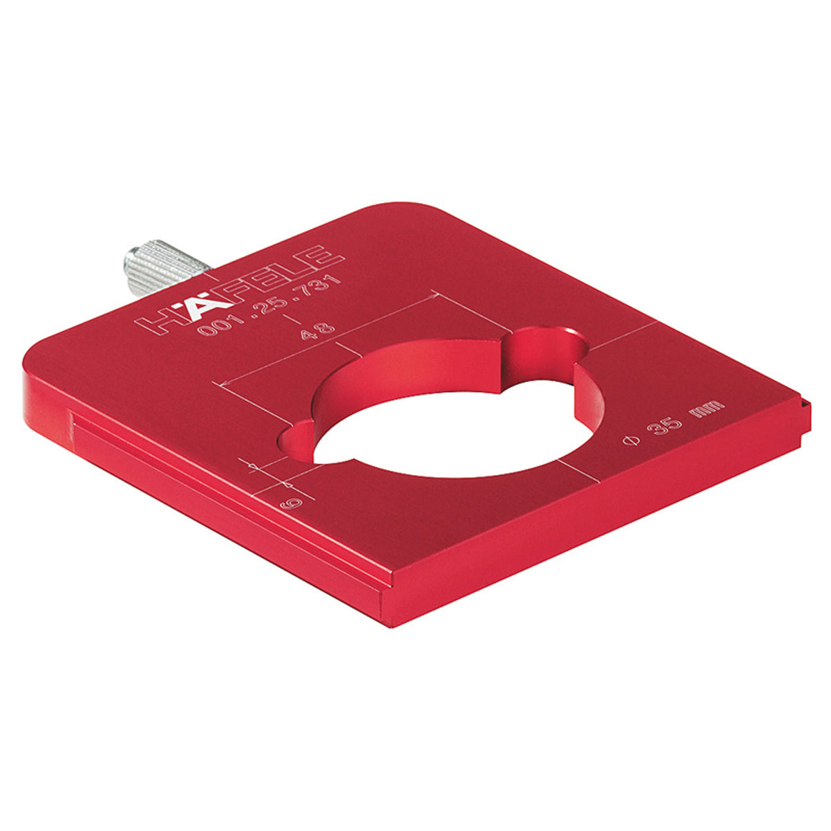RED JIG DRILL GUIDE D35 CNC 48/6.0 by HAFELE UK LTD
