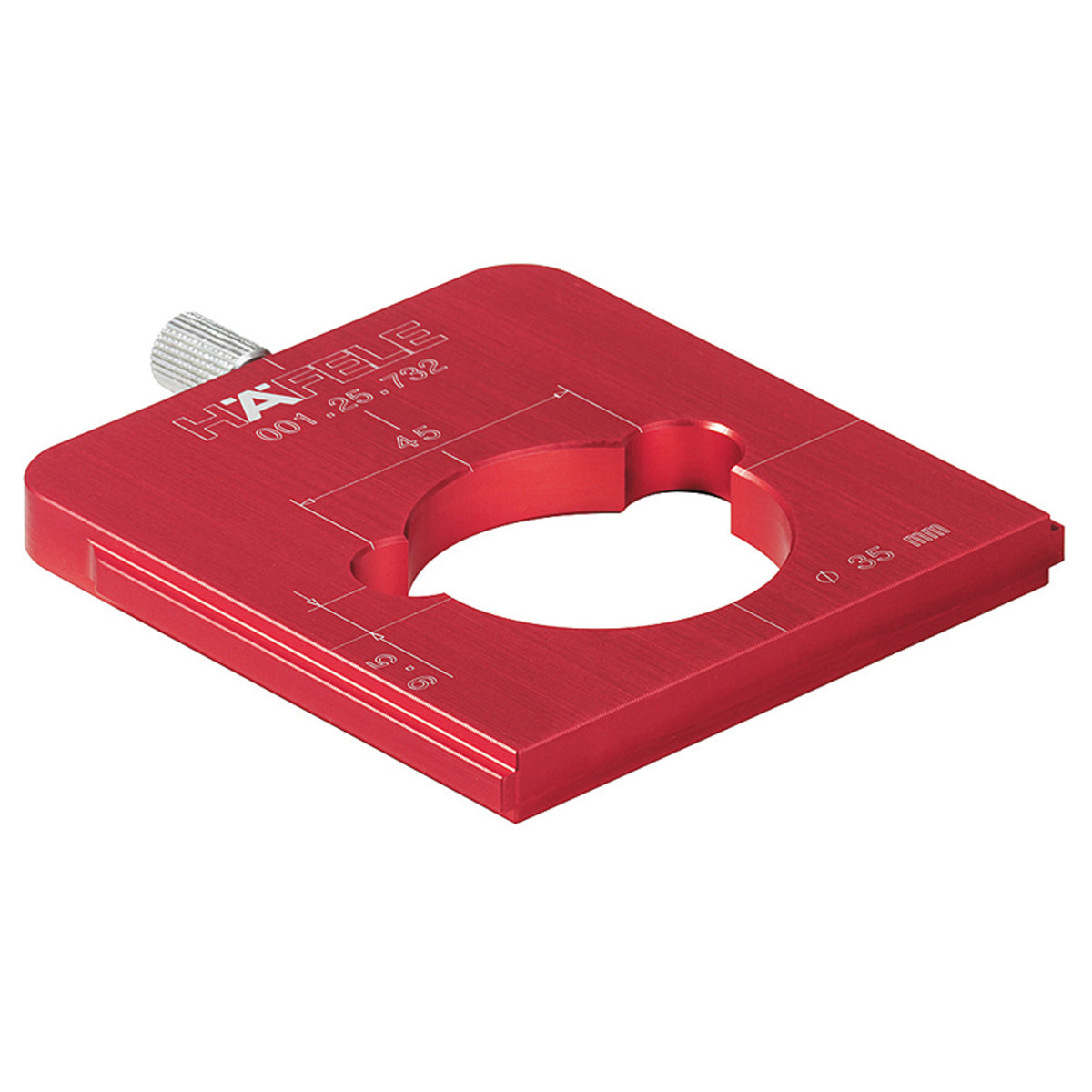 RED JIG DRILL GUIDE D35 CNC 45/9.5 by HAFELE UK LTD