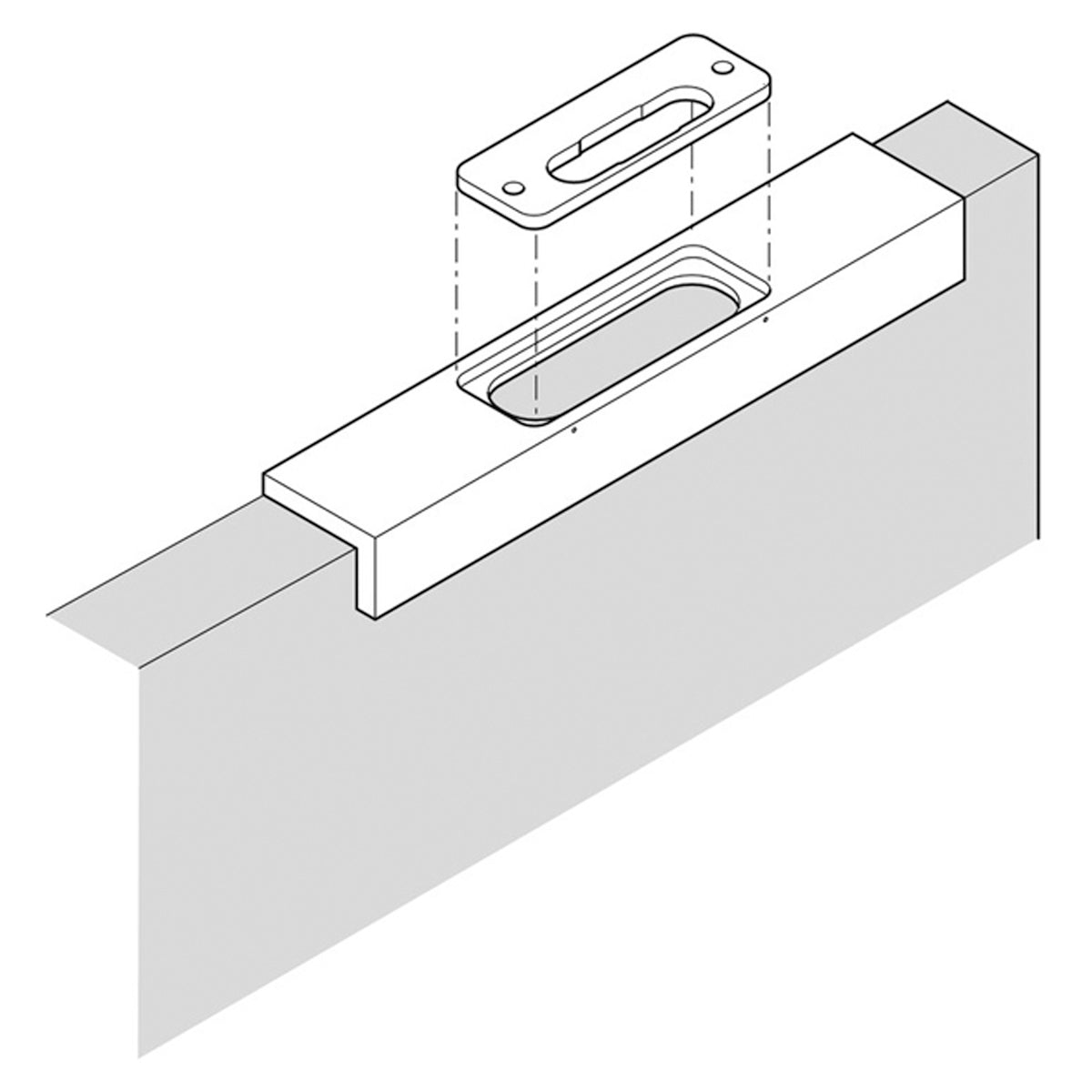 ROUTING JIG FOR SOSS HINGES MED/HEV
