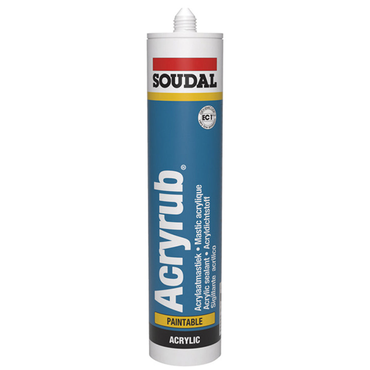 SOUDAL ACRYRUB CAULK 300ml WHI