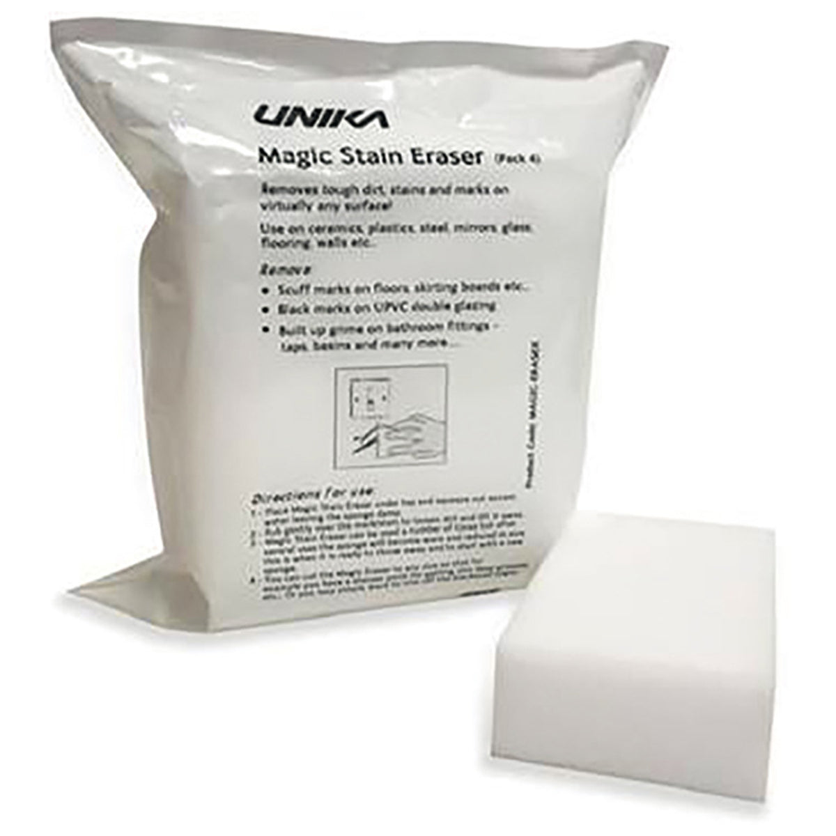 UNIKA MAGIC STAIN ERASER SPONGE x4