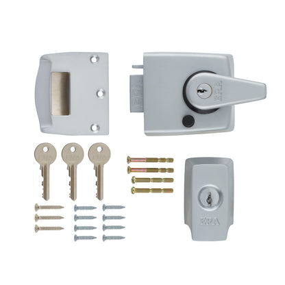 ERA British Standard Nightlatch 60mm Satin Chrome | DF1930BS