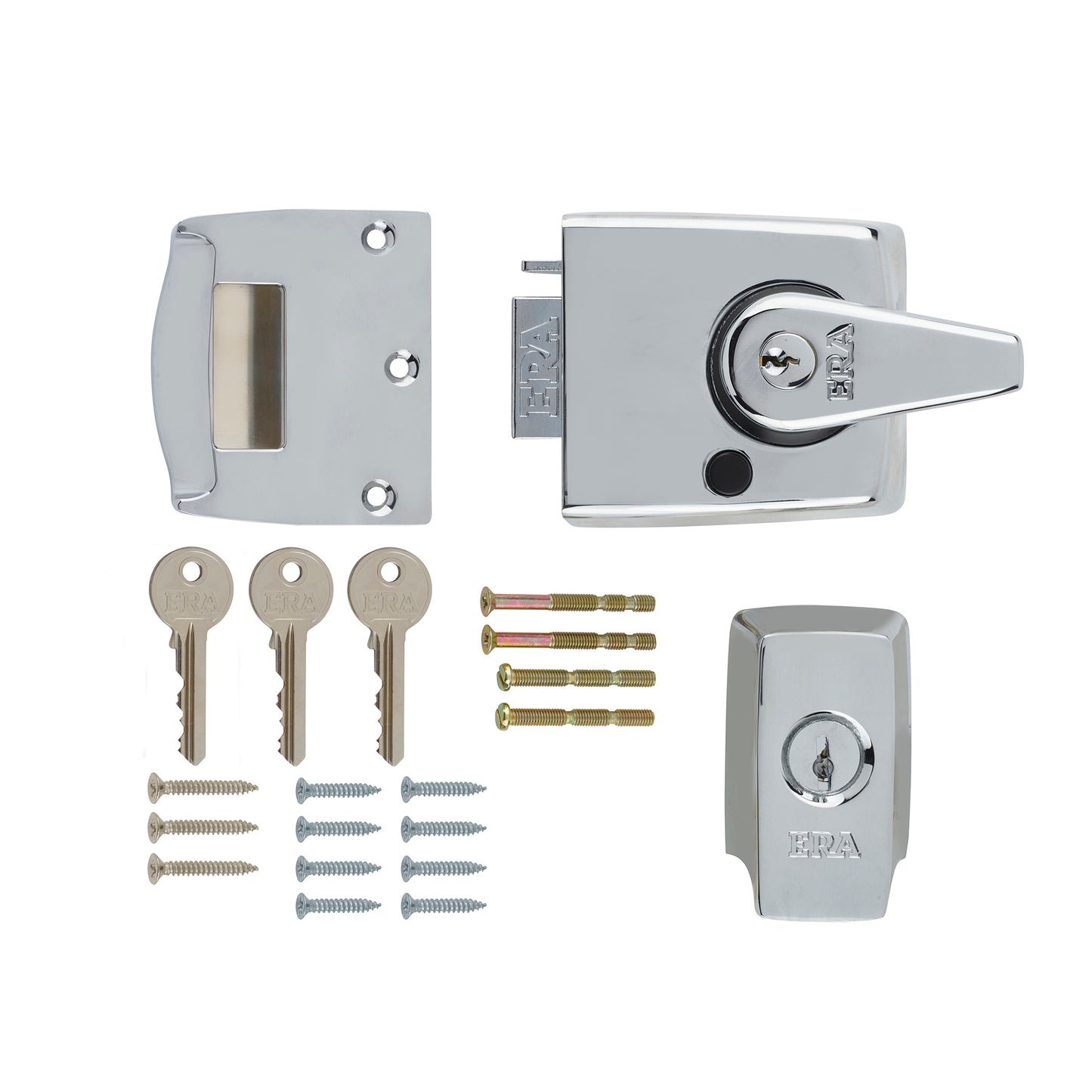 ERA British Standard Nightlatch 60mm Polished Chrome | DF1930BC