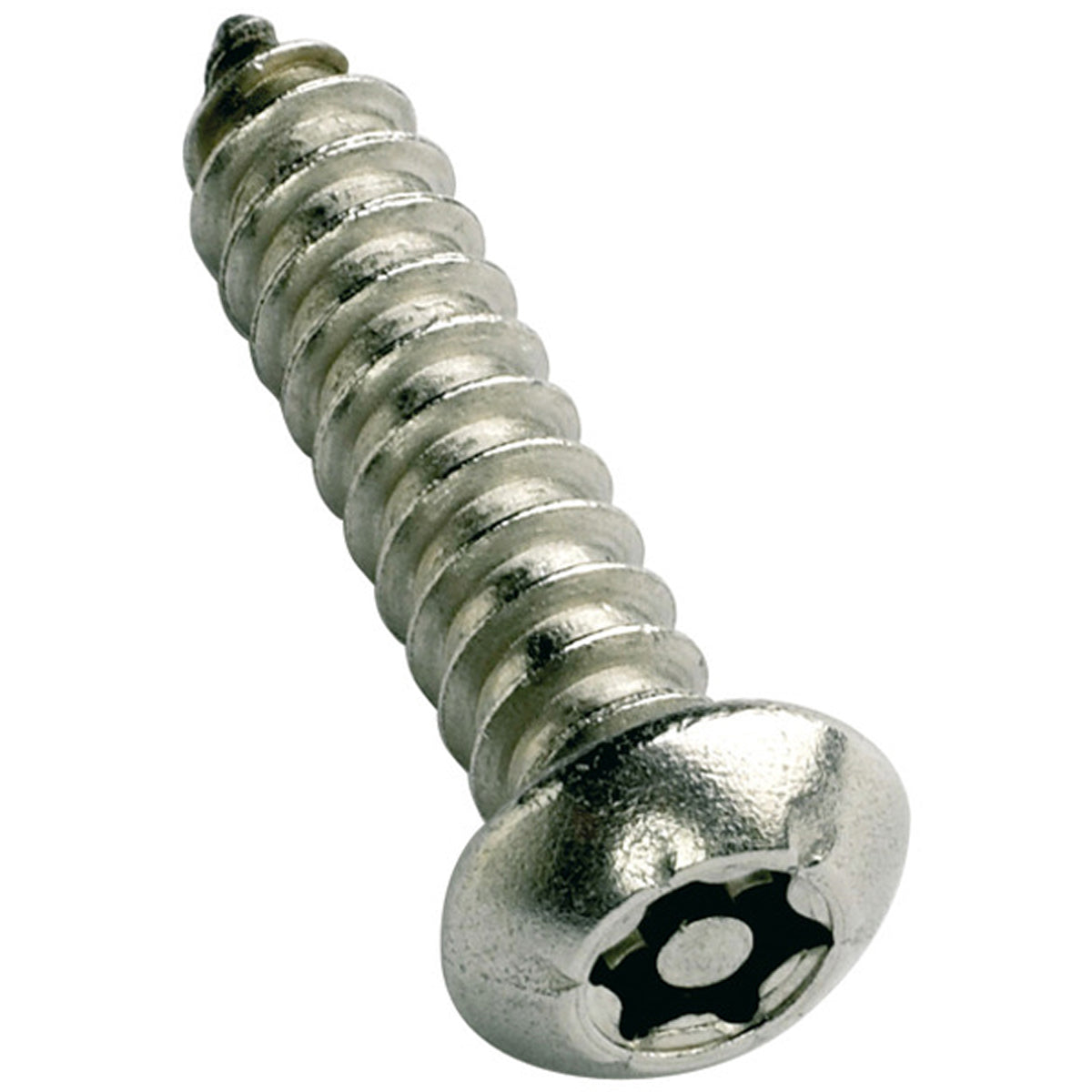 6-LOBE/RES SEC.SCREW BUTTON D6.3x38 x100 by HAFELE UK LTD