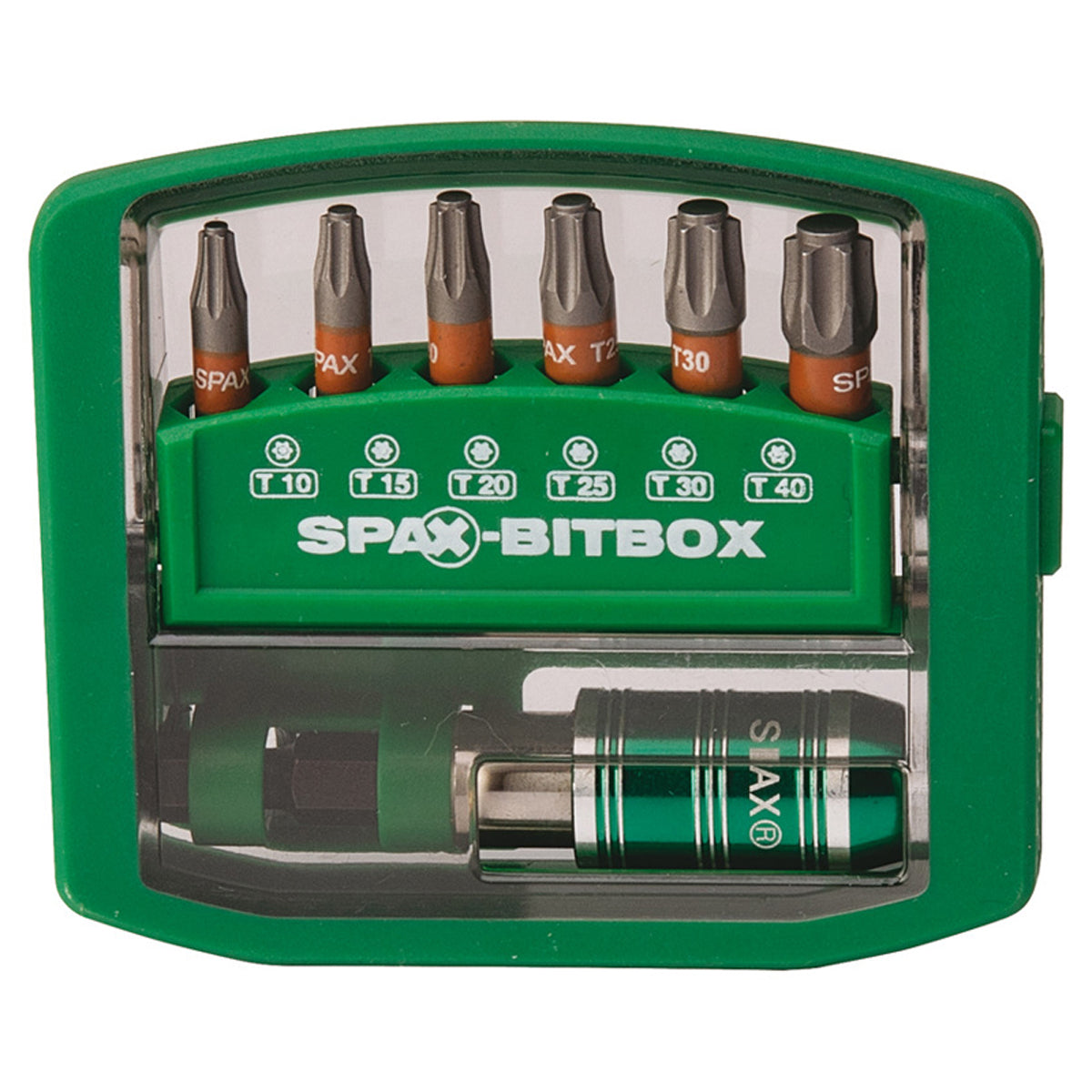SPAX BIT BOX 6BIT+HOLDER