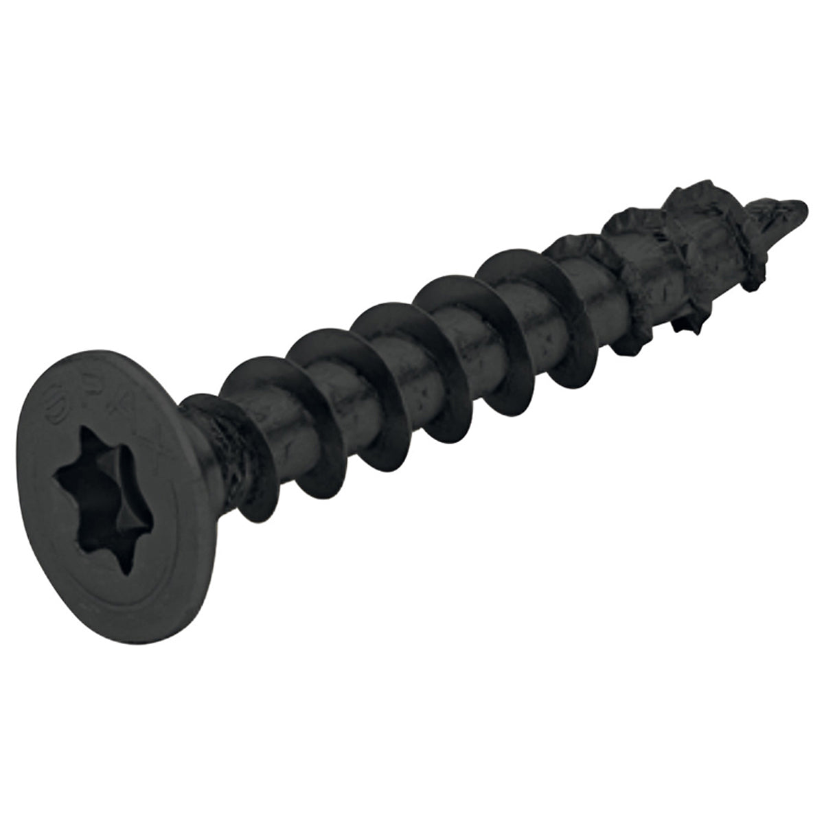 DISCONTINUED SPAX SCREW CSK T10 D4.5x20 BLK x200 by HAFELE UK LTD