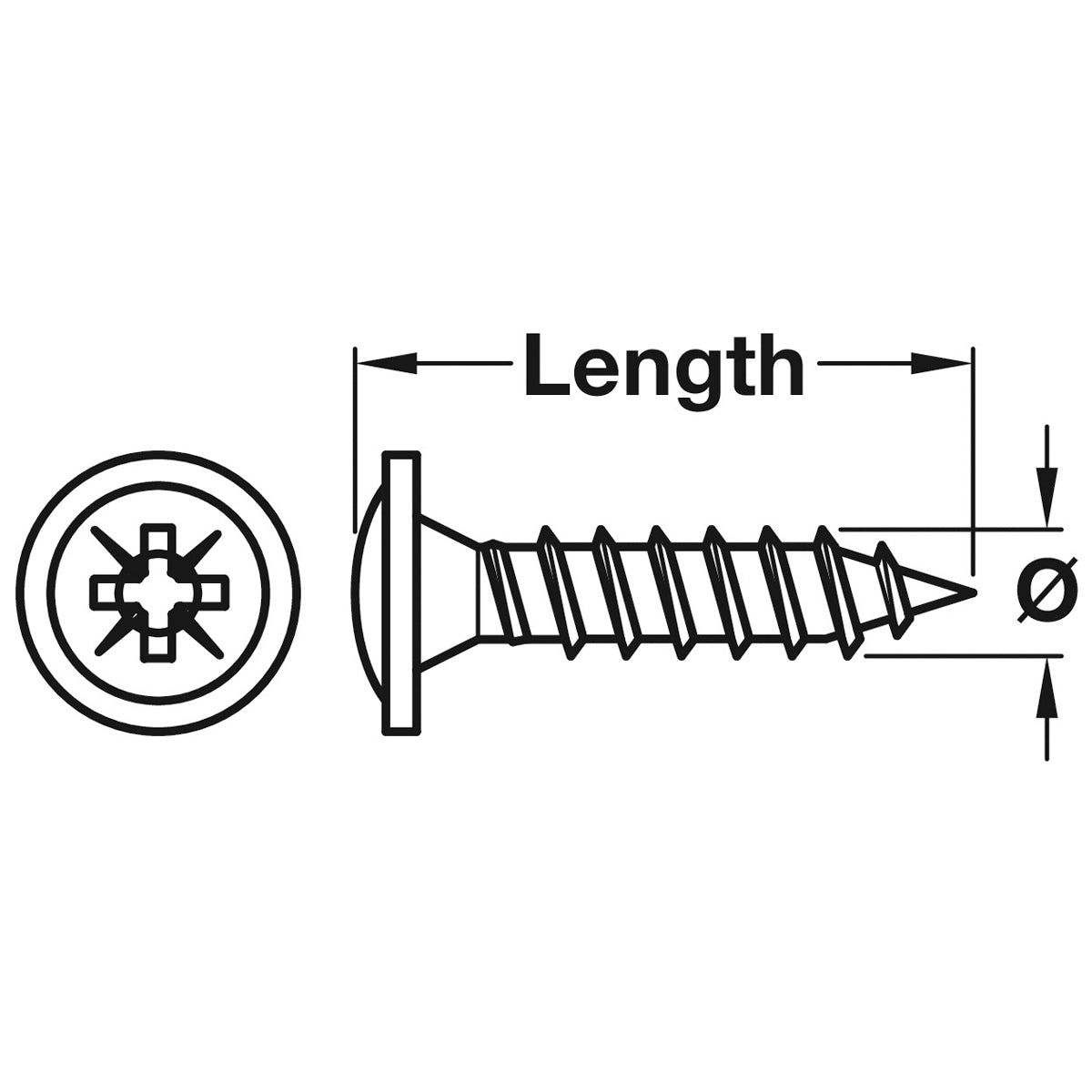 SPAX FLANGEHEAD SCREW B/ZP D3.5x17