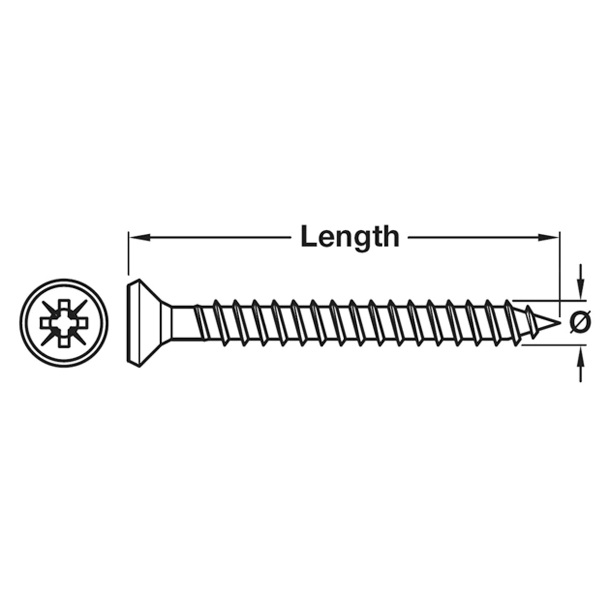 SPAX WIROX SCREW TS15 D3.5x25 x200