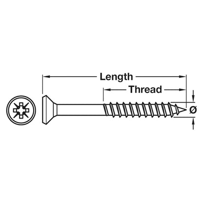 SPAX WIROX SCREW TS20 D5.0x60 x100