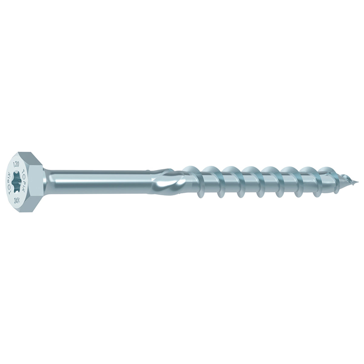 HECO-TOPIX+ HEX SCREW D08x120 x050 by HAFELE UK LTD