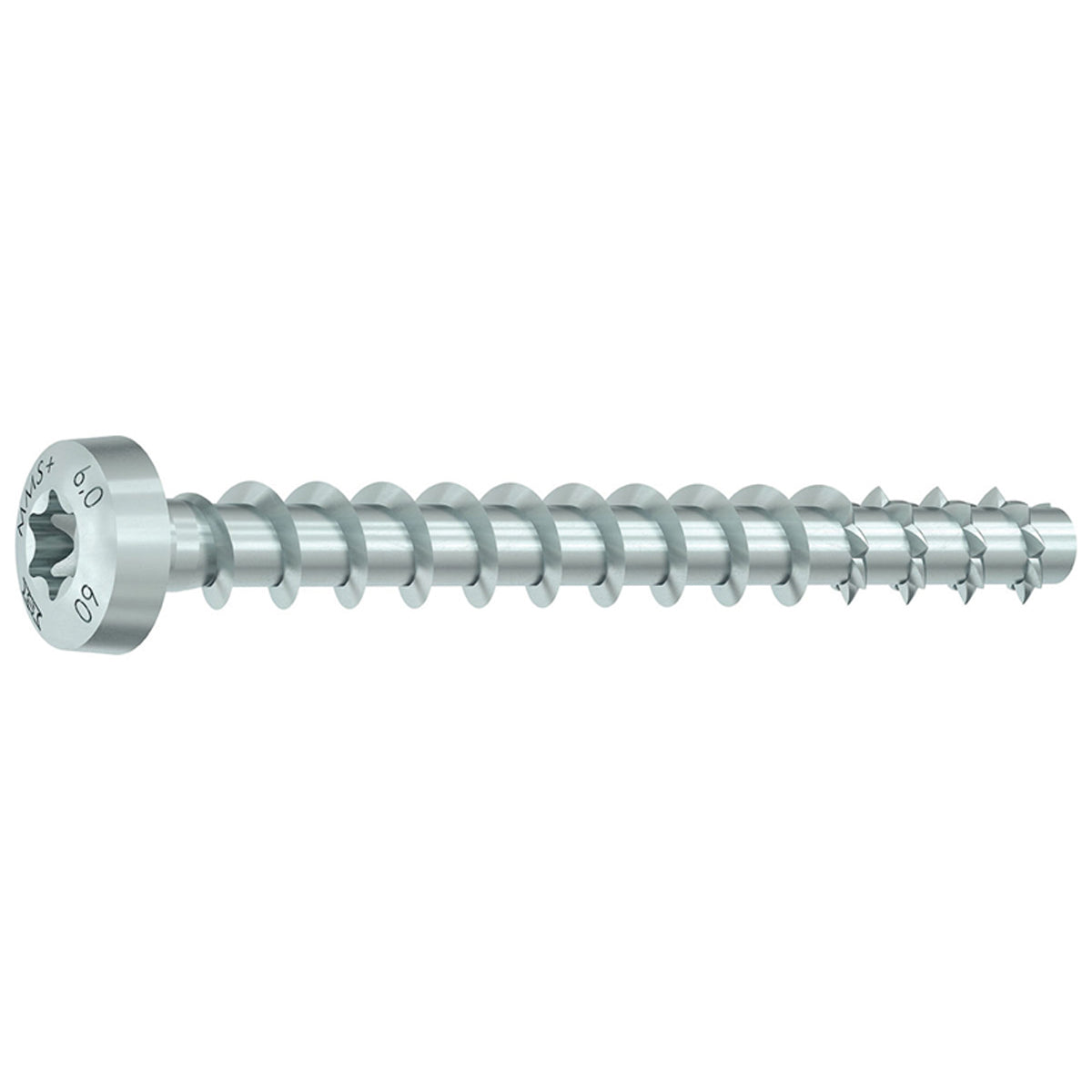 HECO-MMONTI+ PAN SCREW D7.5x60 x050 by HAFELE UK LTD