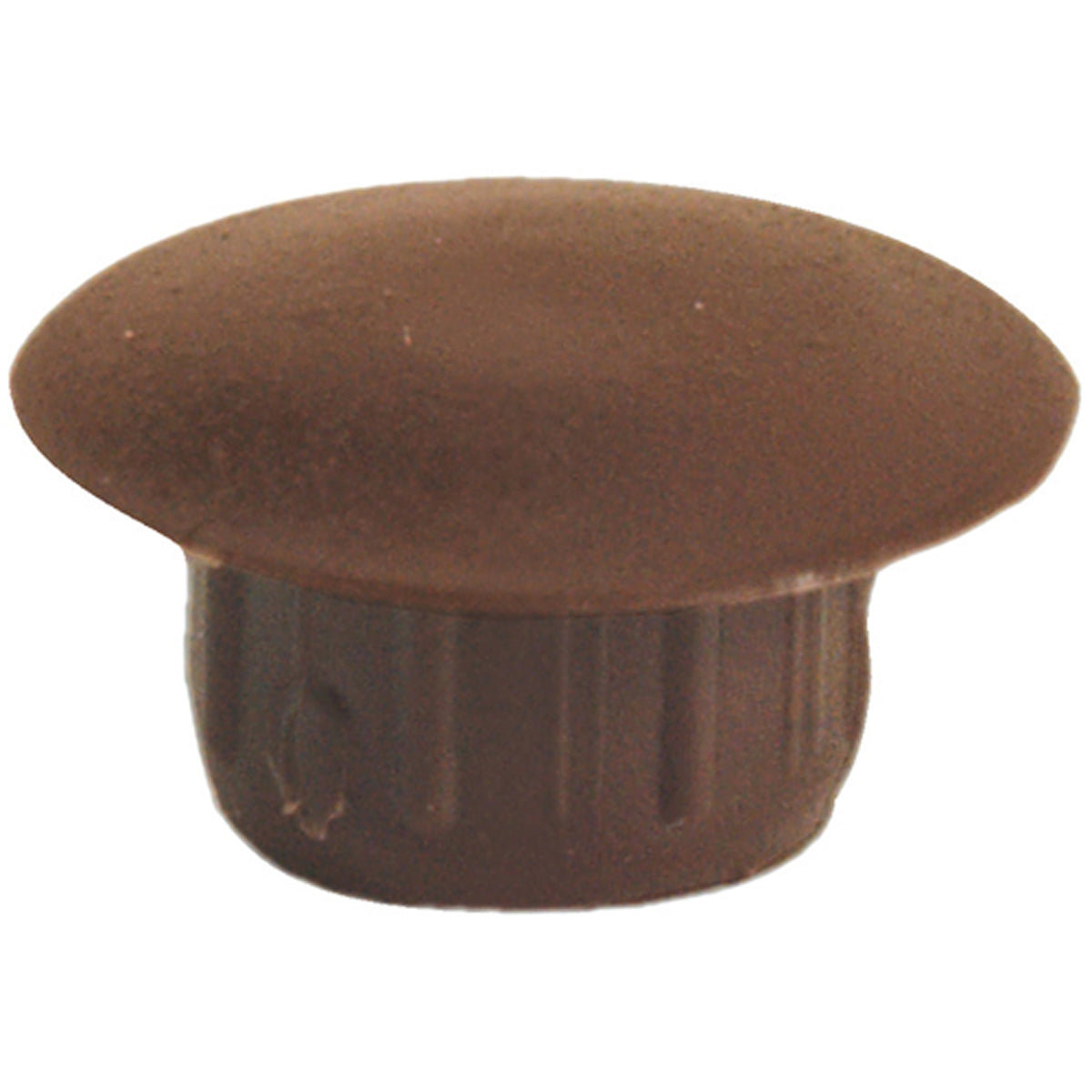 PLASTIC COVER CAP D18 D/BROWN x100 by HAFELE UK LTD