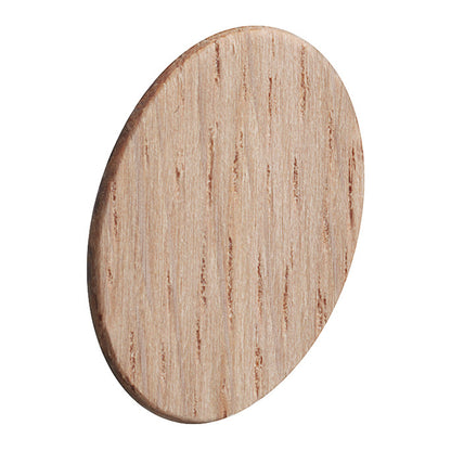 Minifix 15 Cover Cap 18mm Self-Adhesive Unfinished White Oak x36