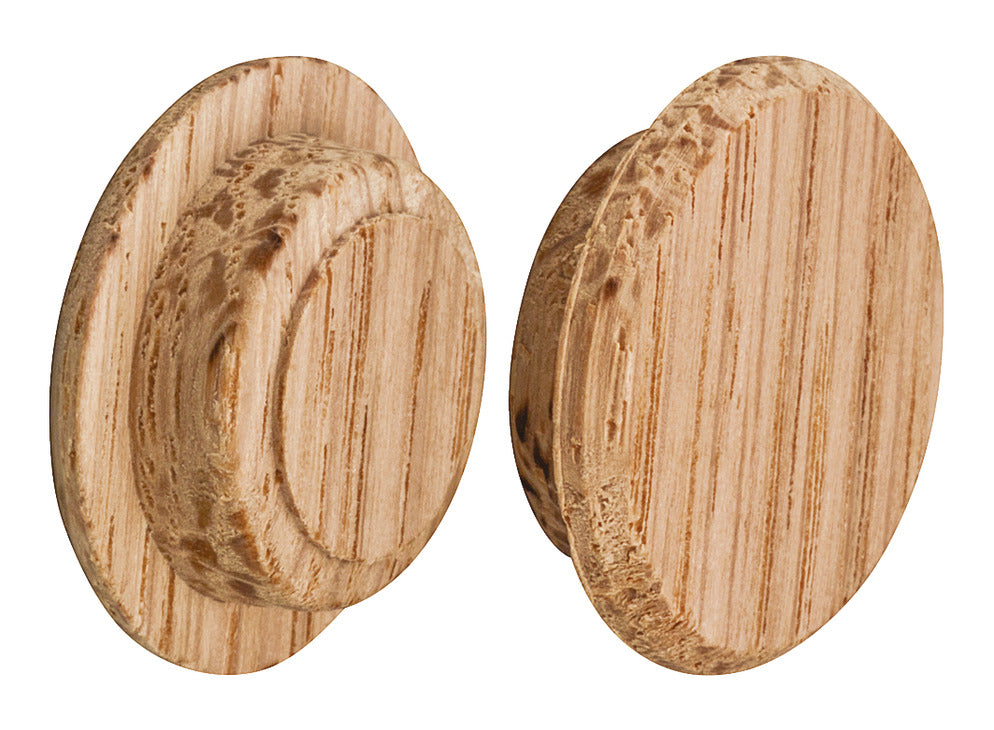 Cover Cap D15mm Blind PF UF Wood Oak by HAFELE UK LTD