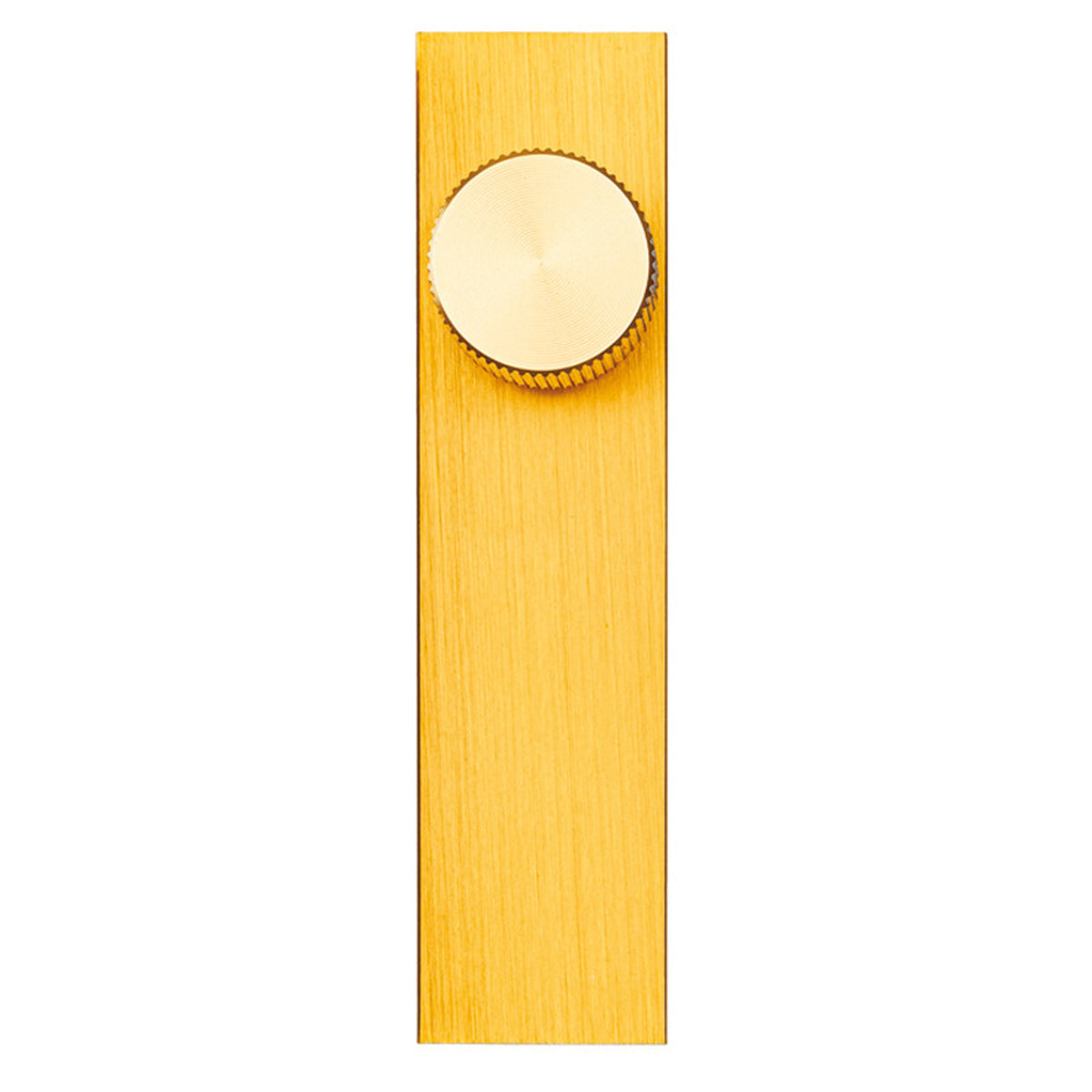 ARPA KNOB+BACKPLATE D22x33 ALU/BBR by HAFELE UK LTD