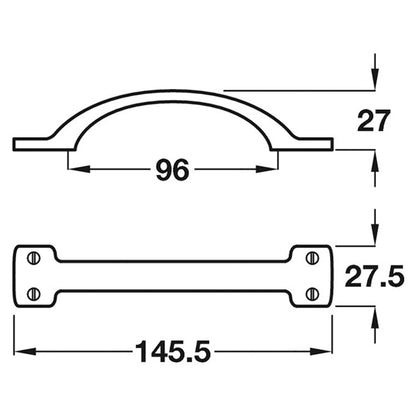 FABIAN BOW HANDLE 96HC 146 ZA/PEW