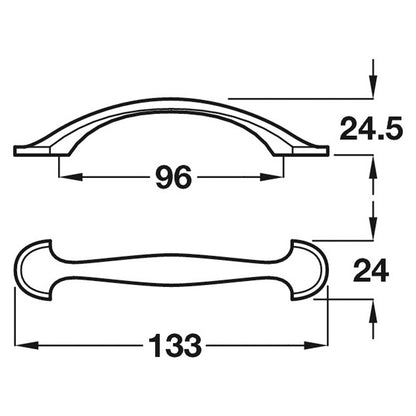 NORFOLK BOW HANDLE 96HC ZA/ANB