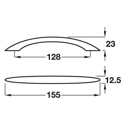 LIGHTWEIGHT BOW HANDLE 128HC ZA/MNP