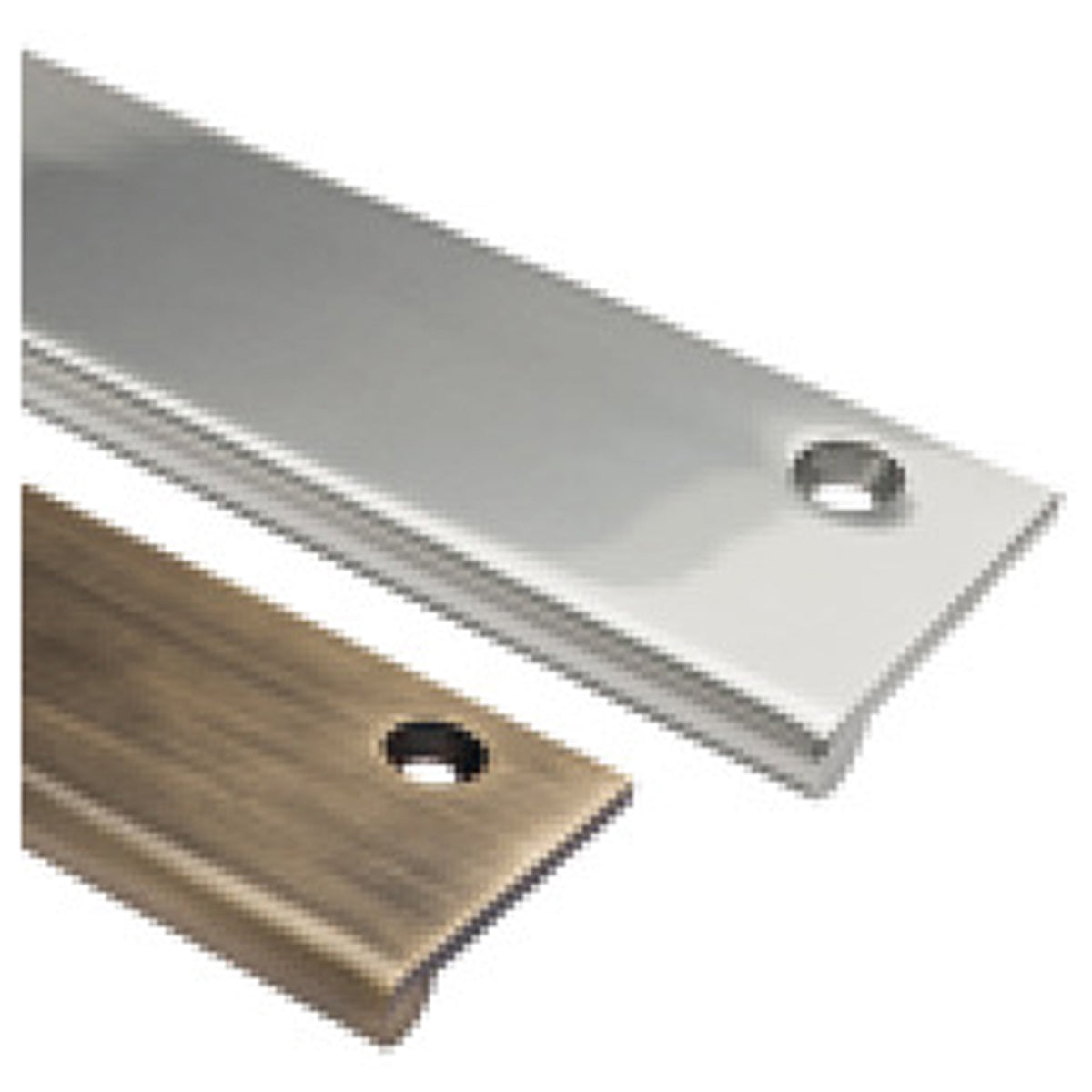 EDGE PULL 9.5x68x100 BRS/COP by HAFELE UK LTD