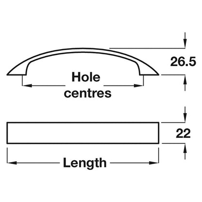 LEWIS BOW HANDLE 128HC ZA/SSE