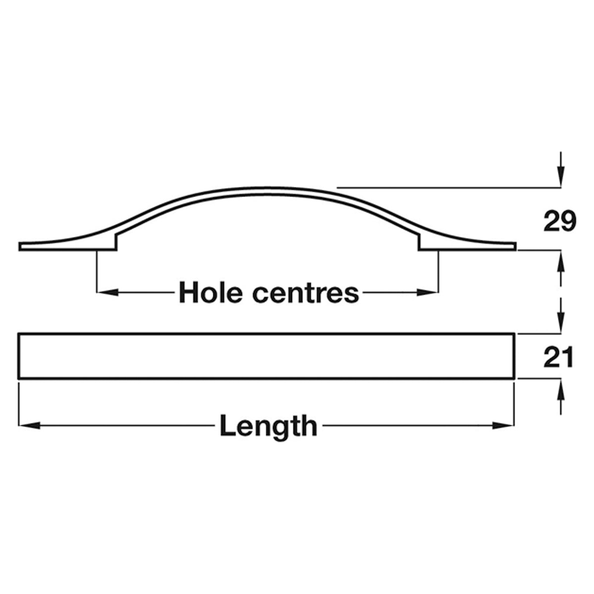 CHISWICK BOW HANDLE 160HC ZA/PCP