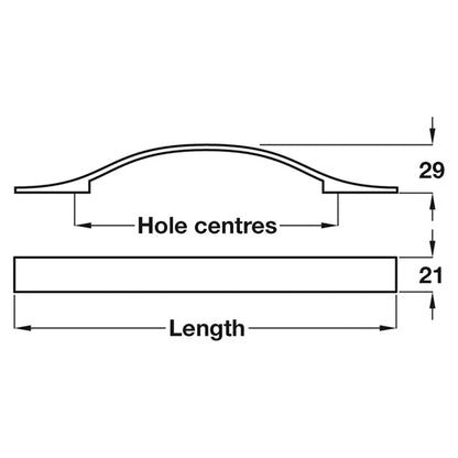 CHISWICK BOW HANDLE 160HC ZA/PCP