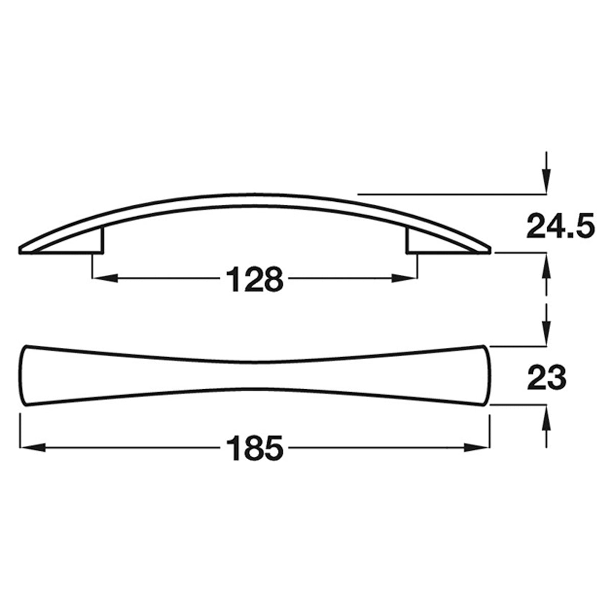 QUIGLEY BOW HANDLE 128HC ZA/MNI